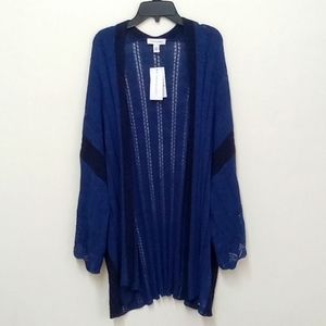 *Final Price* Vintage America Gorgeous Boho Crochet Knit Kimono Sweater Cardigan
